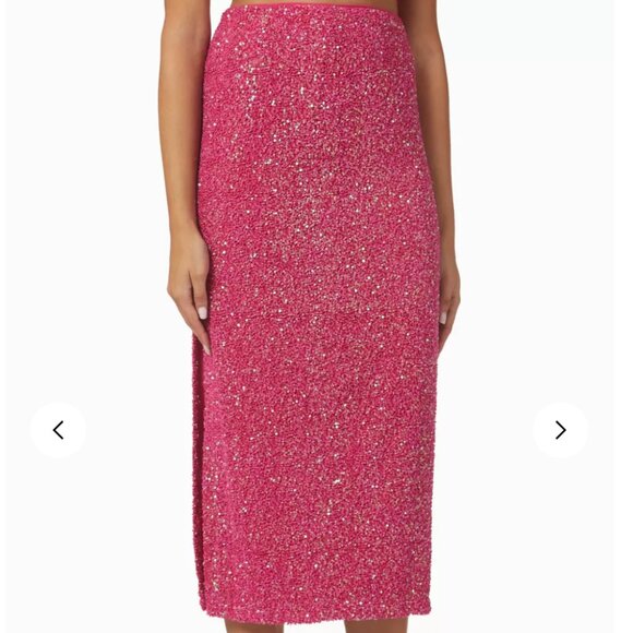 MI LUZ SKIRT IN HOT PINK No Pise La Grama - Picture 4 of 4